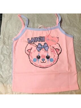 NWT Sugar Thrillz Wear A Smile Reversible Graphic Tank